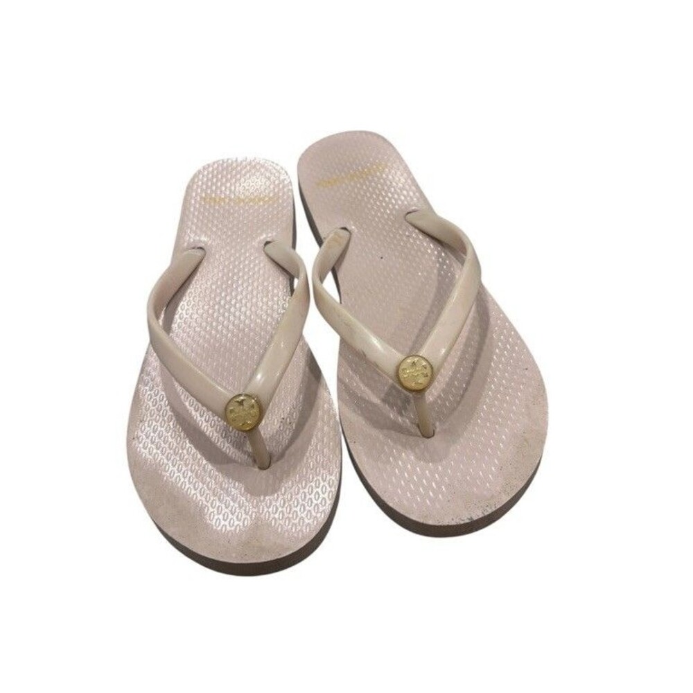 Tory Burch Solid Thin Flip Flop PVC/EVA Blush Pink Color Size 6 Luxury